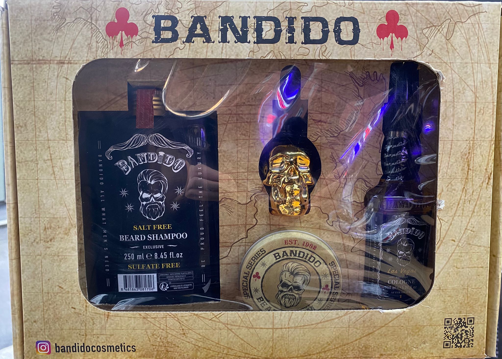 Bandido skjegg gavesett #04 – Gold Oil + Moscow Cologne