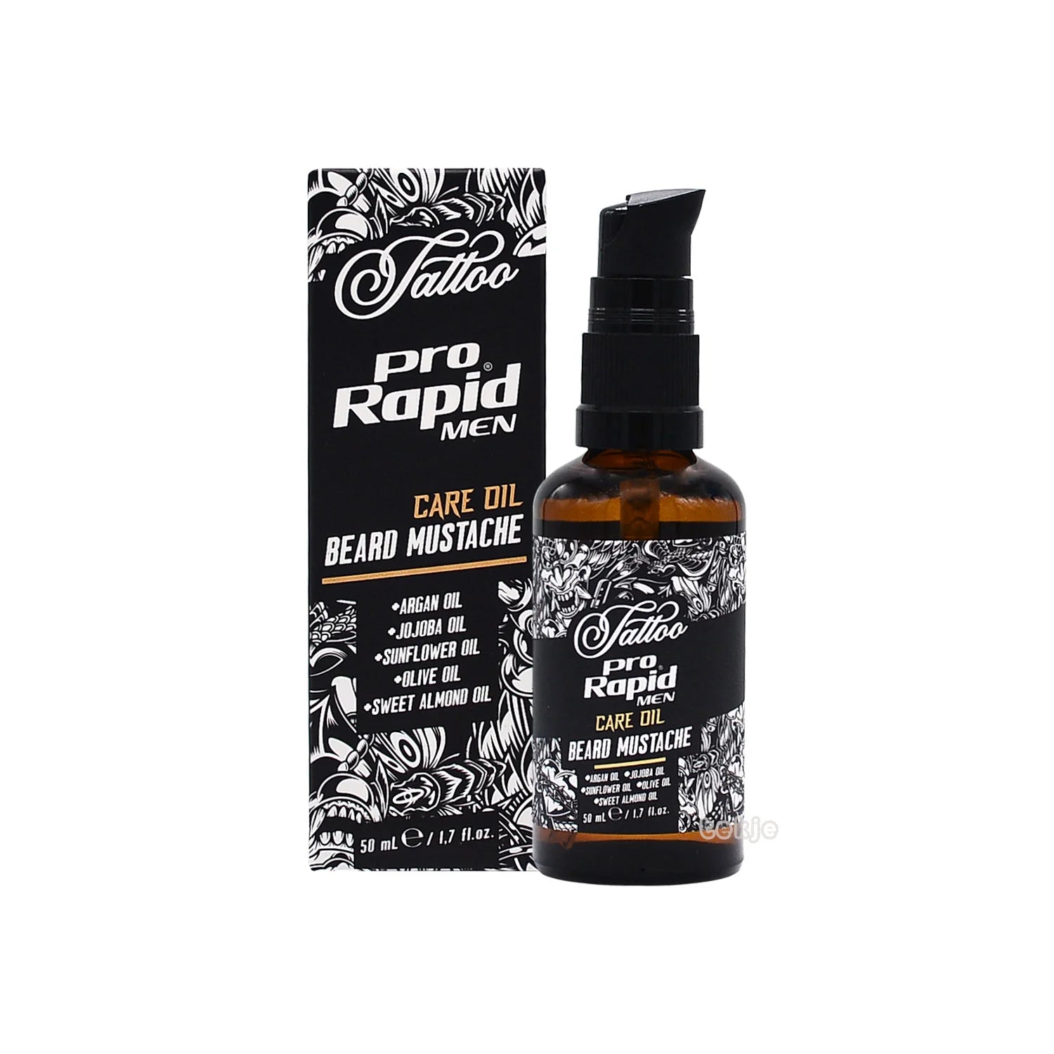 Tattoo Pro Rapid Men Beard & Mustache Care Oil 50ml